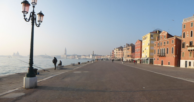 looking back up the Grand Canal towards San Marco