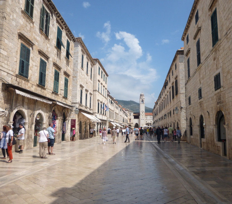 main street of Dubrovnik