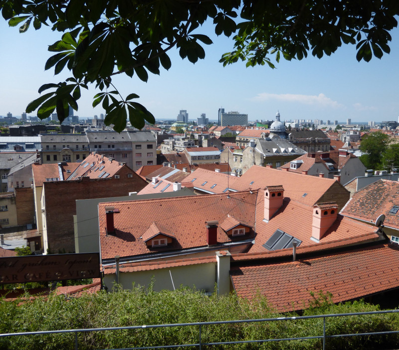 Zagreb from the old town