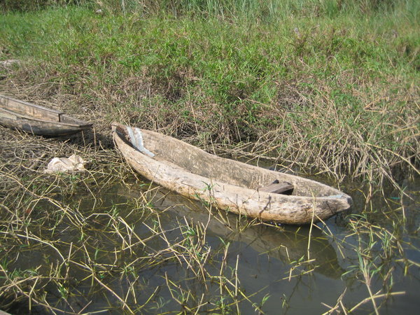 retired canoe