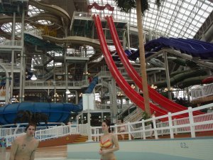 some of the waterworld slides