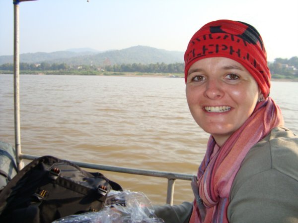 On the ferry to Laos