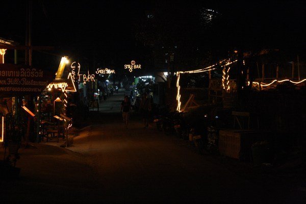 Vang Vieng by night