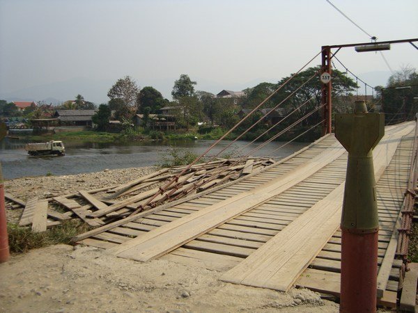 The "bamboo bridge"