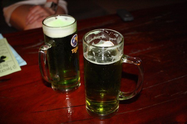 Green beer