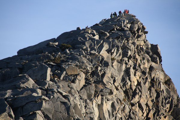 View of the summit