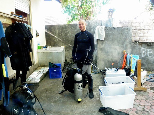 Going diving!