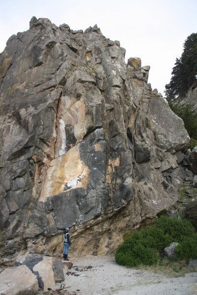 One of the climbing areas