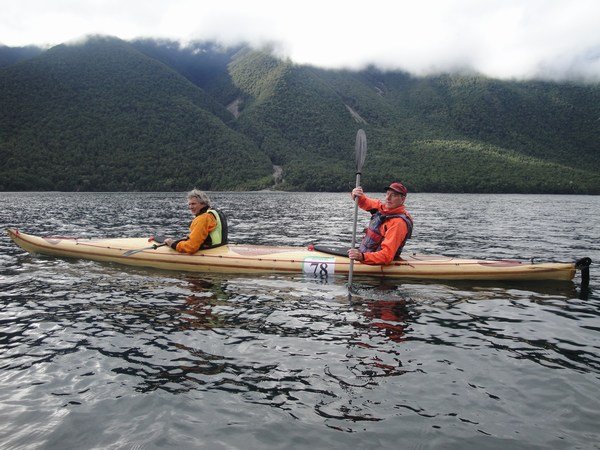 Mike’s kayak in its natural environment
