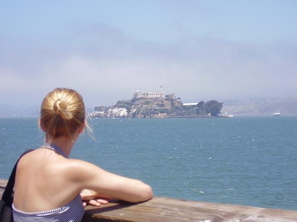 Alcatraz in the sunshine