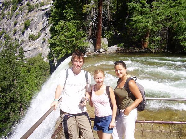 me, Jen and Jack at the top of Vernal Falls