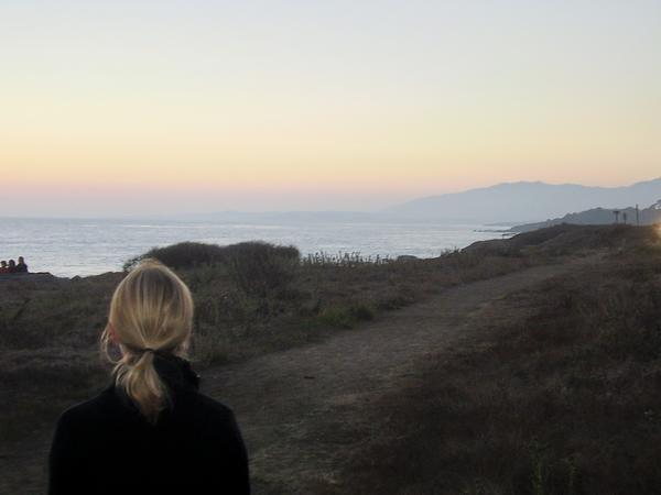 sunset at Moonstone beach - Cambria