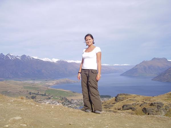 on top of the world...well, Queenstown Head.