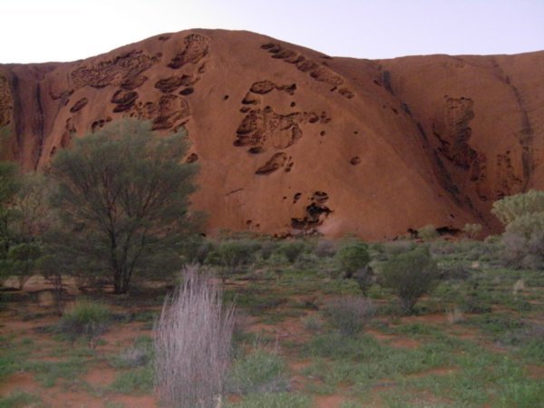 Uluru at early morning