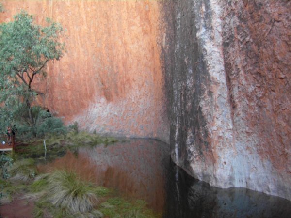 Mala spiritual pool at the base of Uluru