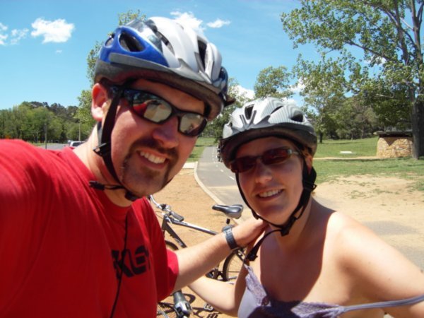 Cycling round Canberra