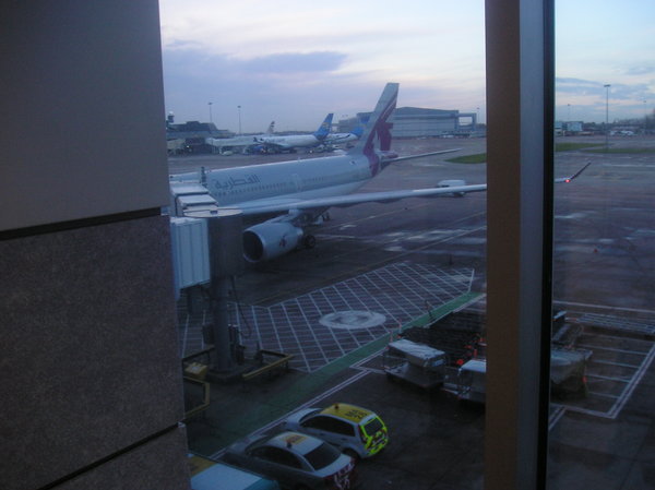 My plane to Doha
