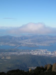 View from Mount Wellington 