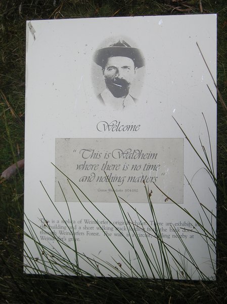 Weindorfer was the guy that came to Cradle Mountain, lived there and encouraged others to come and explore the area.