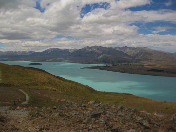 Lake Tekapo (vue du haut du Mont John)