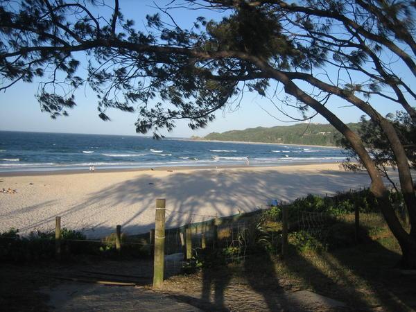 Our last image of Byron beach