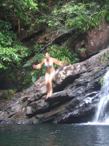 Koh tarutao, a rock pool and waterfall