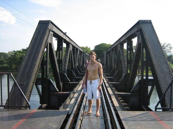 James on the bridge