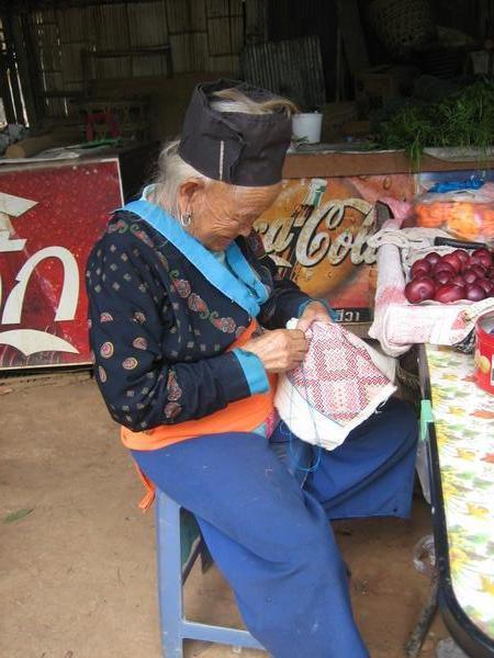 A local Tribeswoman at work