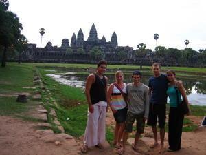 All of us at Angkor Wat for sunrise