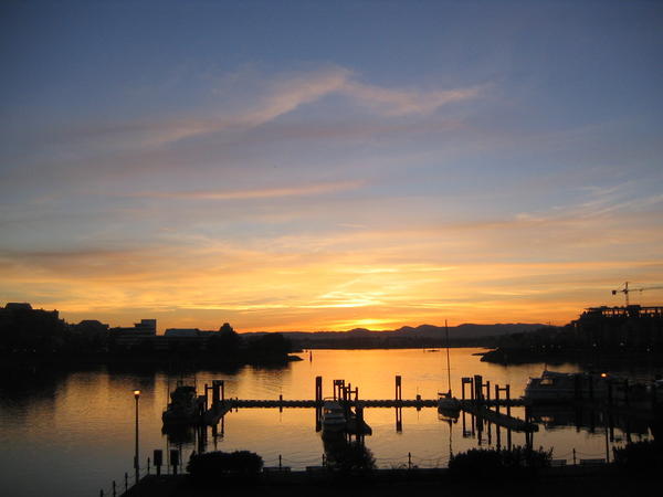 Sunset at Inner Harbor