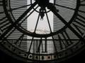 View of Sacre Coeur thru a clock in the Musee d'Orsay