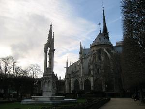 Back view of Notre Dame