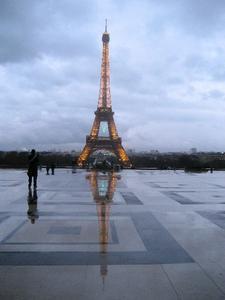 Eiffel Tower reflection