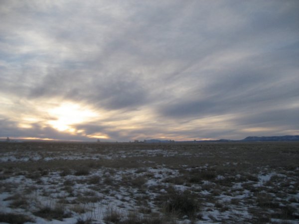 Near sunset in NM
