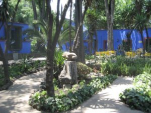 Courtyard in Museo Frida Kahlo