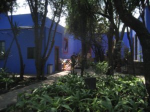Courtyard in Museo Frida Kahlo