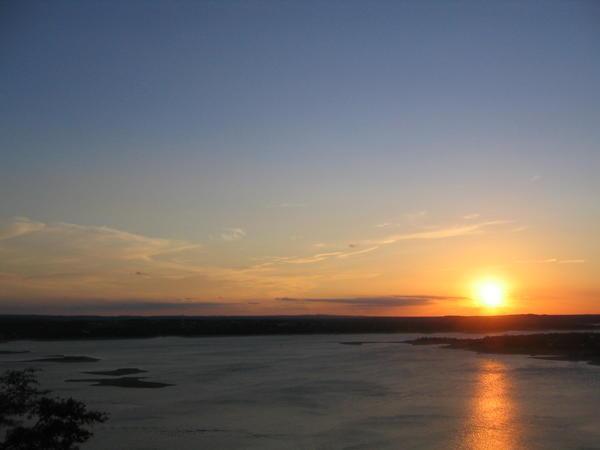 Sunset over Lake Travis