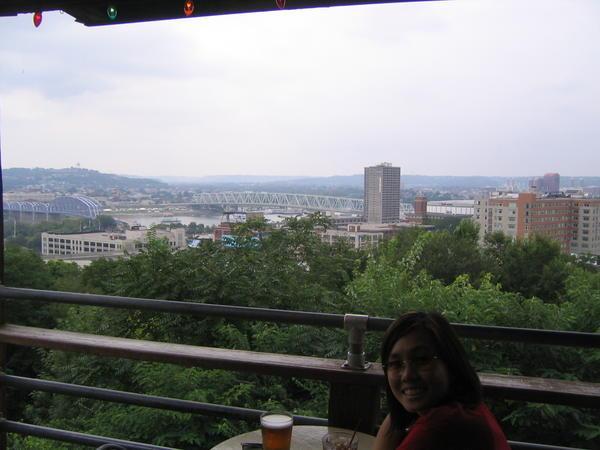 View of Cincy from the Cityview resturant