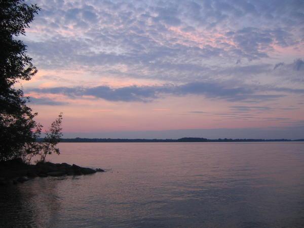 Sunset at Lake Champlain