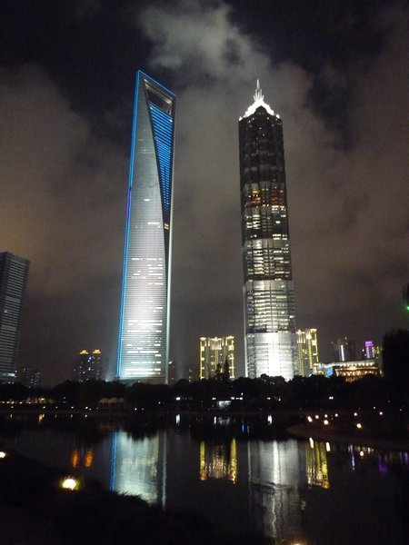 Shanghai World Financial Centre and Jinmao Tower