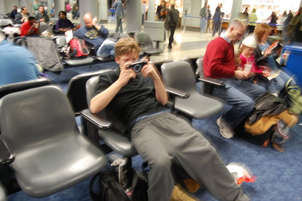 Brent waiting for plane