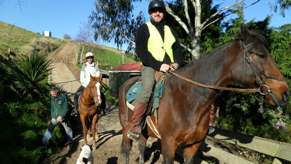 us on our trusty steeds