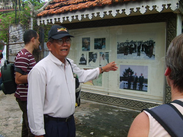 San, our guide at Genocide Museum