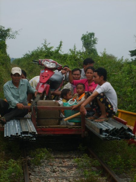 riding the bamboo train
