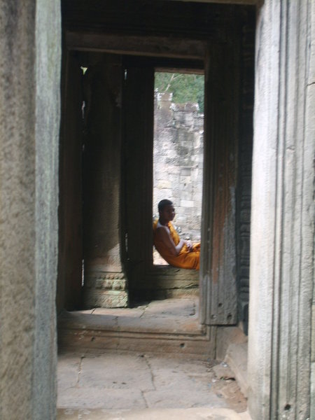 monk at rest