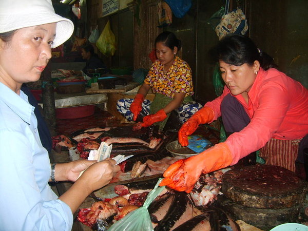 old market, fishmongers