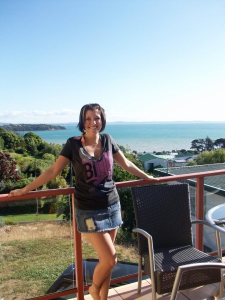 me and the view from Waiheke