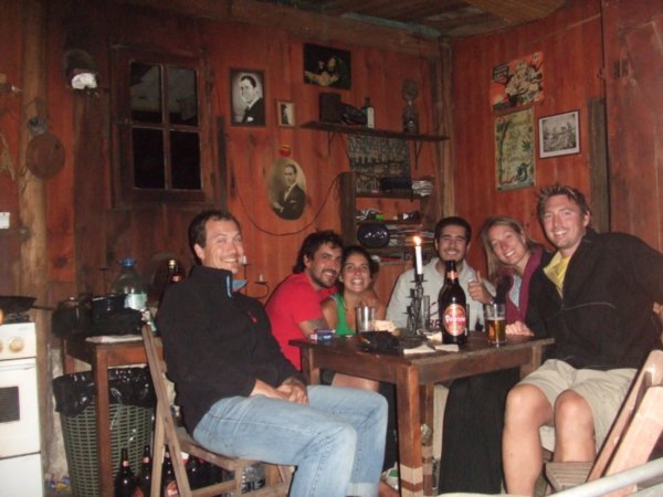 Gerhard, Babo, Maria, Nacho (thats right), Chrissy and John on our last night