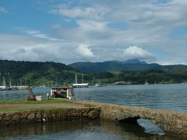 Paraty Port on a beautiful day