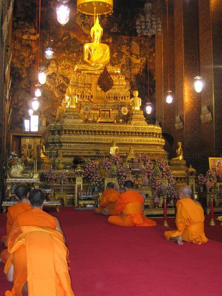 monks praying 